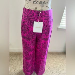 DVF Silk Pants, NWT